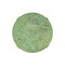 Sun Face Design Green Verdigris Finish Round Cement Step Stone 10 Inch Diameter